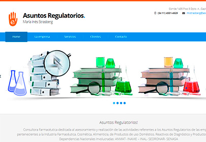 Diseño Pagina Web Asuntos Regulatorios